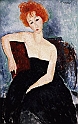 MODIGLIANI AMEDEO (1884-1920) - redhead-dress